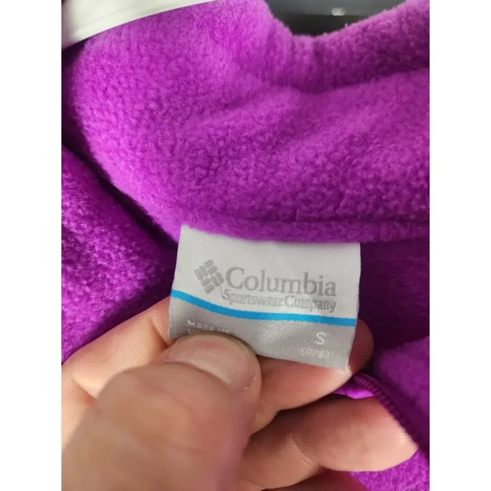 Columbia fleece jacket girl's small